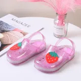 Kids Girl Fashion Plastic Fruit Pattern Summer Beach Sandal Slippers