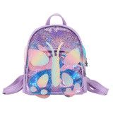 Kindergarten Sequins Butterfly Schoolbag Lightweight Backpack School Bag