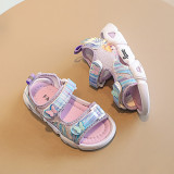 Kids Girl Fashion Velcro Butterfly Beach Sandal