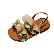 Kids Girl Non-Slip Soft Flat Summer Beach Sandals