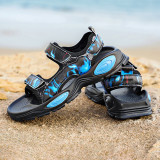 Kids Boy Velcro Camouflage Sports Beach Sandal Shoes