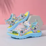 Kids Girl Non-slip Butterfly Velcro Sneaker Sandal Shoes