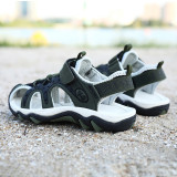 Kids Boy Fashion Velcro Closed-Toe Sports Beach Sandal Shoes
