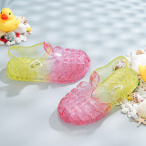 Kids Girl Fashion Plastic Jelly Shoes Summer Beach Sandals