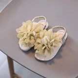 Kids Girl Non-slip Fashion Bohemia Flower Beach Summer Sandals
