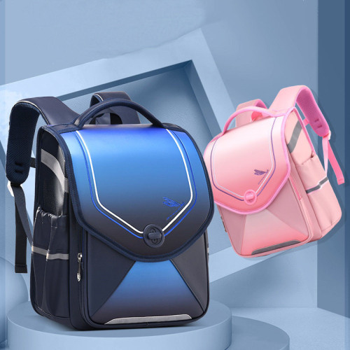 Primary School Clamshell Large Capacity Lightweight Waterproof Backpack School Bag