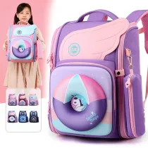Primary School Unicorn Wings Lightweight Waterproof Backpack School Bag