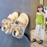 Kids Girl Fashion Bow Tie Summer Soft Beach Sandals