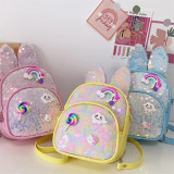 Kindergarten Sequined Rabbit Ears Schoolbag Lightweight Waterproof Backpack School Bag