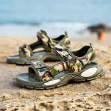 Kids Boy Velcro Camouflage Sports Beach Sandal Shoes