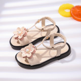 Kids Girl Non-slip Fashion Flower Beach Sandal Shoes