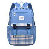 Primary School Canvas Lightweight Waterproof Backpack School Bag
