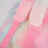 Cute Cartoon Unicorn Love Bow Embroidered Plush Bag
