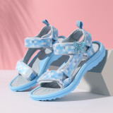 Kids Girl Non-slip Butterfly Velcro Sneaker Sandal Shoes