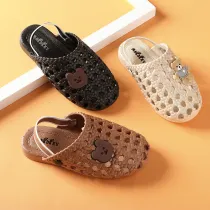 Kids Girl Fashion Weave Hollow Out Summer Beach Sandals