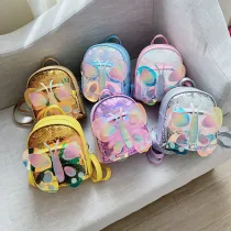 Kindergarten Sequins Butterfly Schoolbag Lightweight Backpack School Bag