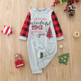 Christmas Matching Family Pajamas Most Wonderful Time Red Plaid Pajamas Set With Dog Pajamas