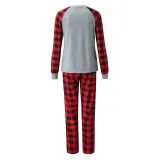 Christmas Matching Family Pajamas Most Wonderful Time Red Plaid Pajamas Set With Dog Pajamas