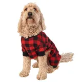 Christmas Matching Family Pajamas Most Wonderful Time Red Plaid Pajamas Set With Dog Pajamas