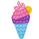 Ice Cream Pop It Fidget Toy Push Pop Bubble Sensory Fidget Toy Stress Relief For Kids & Adult