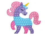 Unicorn Pop It Fidget Toy Push Pop Bubble Sensory Fidget Toy Stress Relief For Kids & Adult