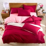 Colorant Match Simple Thickening Wool Bedding Set