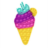 Ice Cream Pop It Fidget Toy Push Pop Bubble Sensory Fidget Toy Stress Relief For Kids & Adult