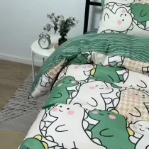Cute Animal Cartoon Cotton Bedding Set