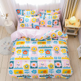 Cute Colorful Cartoon Cotton Bedding Set