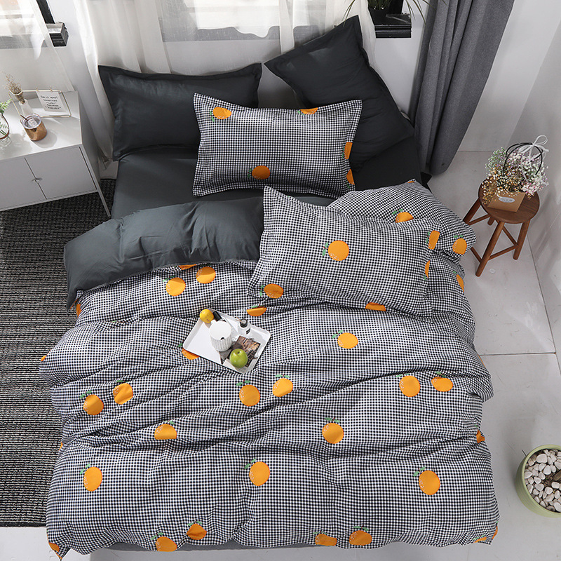 Cute Modern Cartoon Cotton Bedding Set
