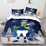 Christmas Movie Theme Print Bedding Full Twin Queen King Quilt Duvet Covers Sets
