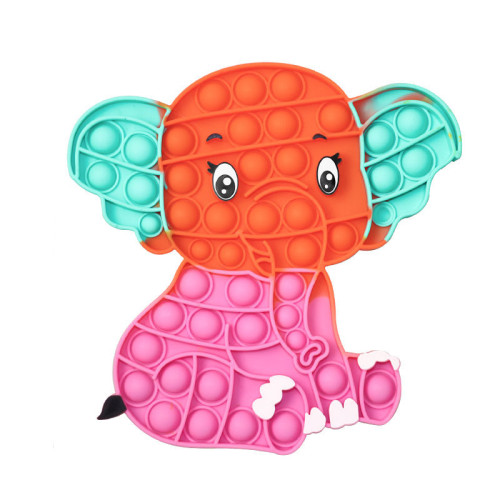 Elephant Pop It Fidget Toy Push Pop Bubble Sensory Fidget Toy Stress Relief For Kids & Adult