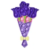 Roses Pop It Fidget Toy Push Pop Bubble Sensory Fidget Toy Stress Relief For Kids & Adult