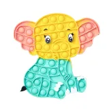 Elephant Pop It Fidget Toy Push Pop Bubble Sensory Fidget Toy Stress Relief For Kids & Adult