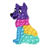 Wolf Pop It Fidget Toy Push Pop Bubble Sensory Fidget Toy Stress Relief For Kids & Adult