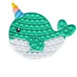 Whale Pop It Fidget Toy Push Pop Bubble Sensory Fidget Toy Stress Relief For Kids & Adult