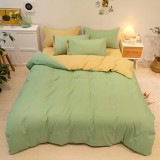 Colorant Match Simple Thickening Wool Bedding Set