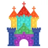 Castle Pop It Fidget Toy Push Pop Bubble Sensory Fidget Splicing Stress Relief Toy