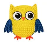 Owl Pop It Fidget Toy Push Pop Bubble Sensory Fidget Toy Stress Relief For Kids & Adult