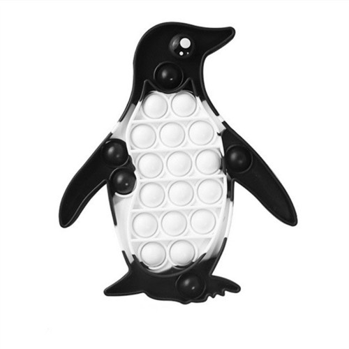 Penguin Pop It Fidget Toy Push Pop Bubble Sensory Fidget Toy Stress Relief For Kids & Adult