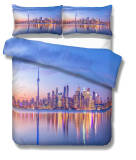 Great Cities 3D Fantastic Bedding Set
