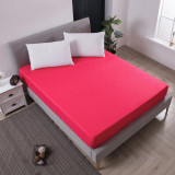 Bedding Pure Color Dustproof Fitted Sheet