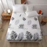 Home Pocket Printing Flower Pattern Bedding Fitted Sheet