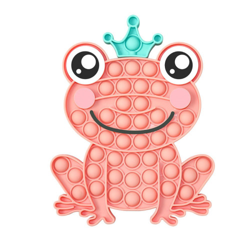 Frog Pop It Fidget Toy Push Pop Bubble Sensory Fidget Toy Stress Relief For Kids & Adult