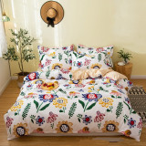 Cartoon Flower Cotton Bedding Covers Sets