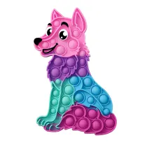 Wolf Pop It Fidget Toy Push Pop Bubble Sensory Fidget Toy Stress Relief For Kids & Adult