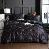 Multicolor Modern Fashion Silk Solid Color Bedding Set