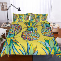 Natural Pineapple Plant Bedding Set