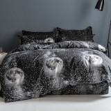 Luxury Star Galaxy Print Fantastic Cover Soft Bedding Set