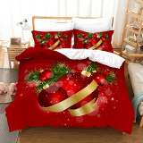 Christmas Snowflake Small Bell Bedding Full Twin Queen King Quilt Duvet Covers Sets